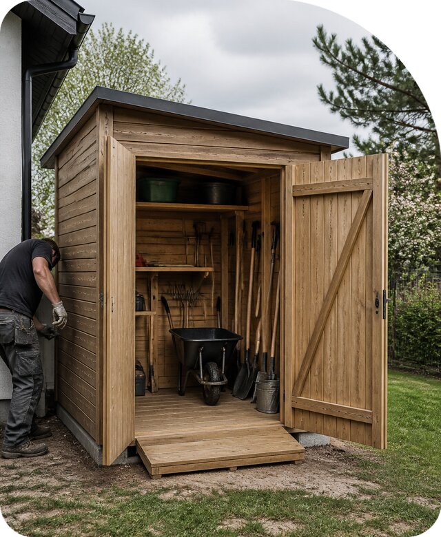 Сарай для инвентаря в Кстове по цене от 66196 р. | РадиДОМА-Ксв